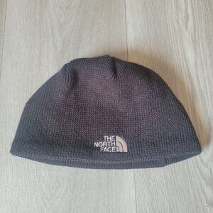 The North Face Black Knit Beanie Hat For Adults
